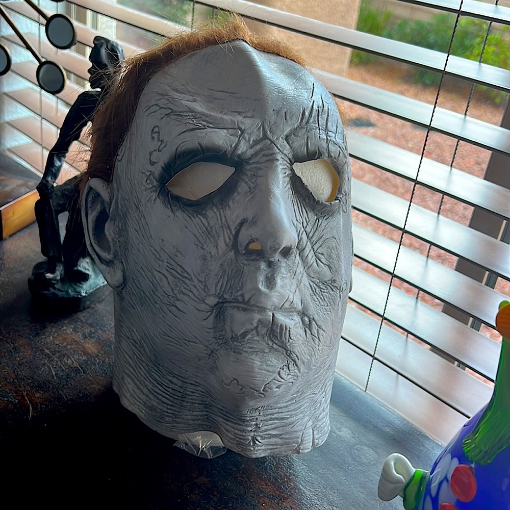 Michael Myers Halloween movie mask horror vtg scary cosplay roleplay costume